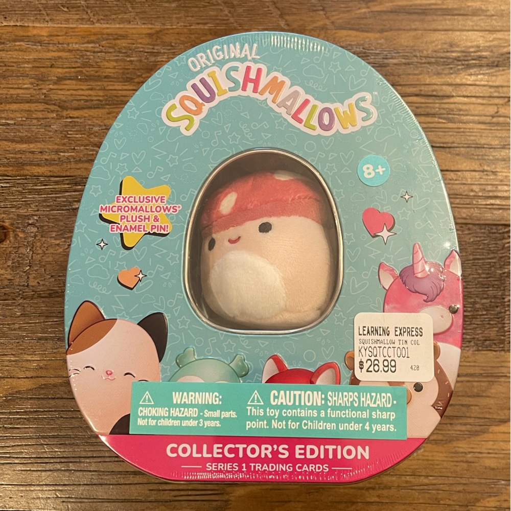 Squishmallows Malcom Collectors Tin Series 1